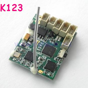 XK-K123 AS350 wltoys V931 helicopter parts receiver PCB board (XK-K123)